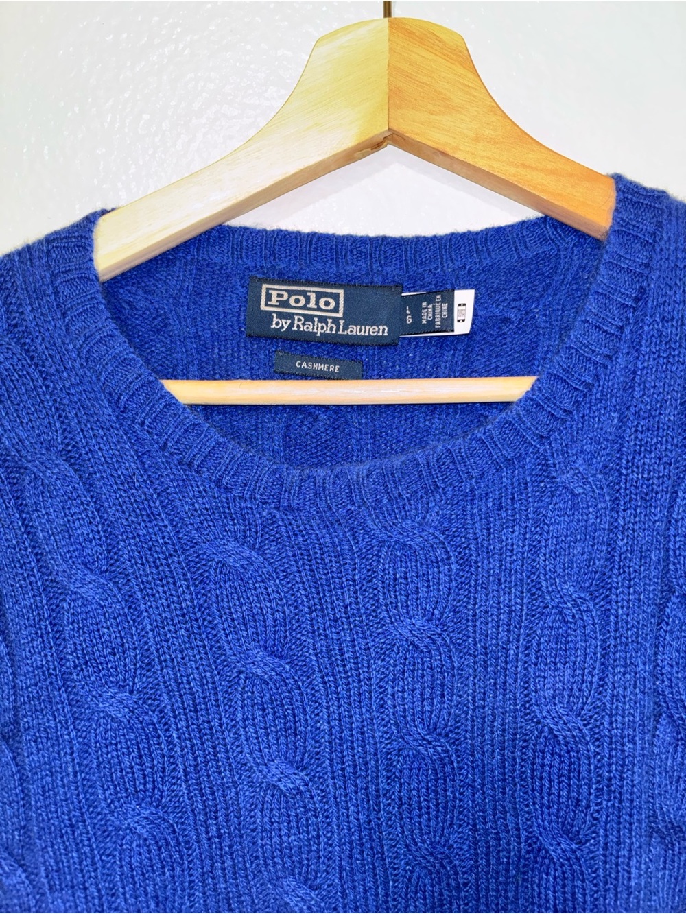 Ralph Lauren Cable-Knit Crewneck Sweater in Blue - Picture 4 of 10